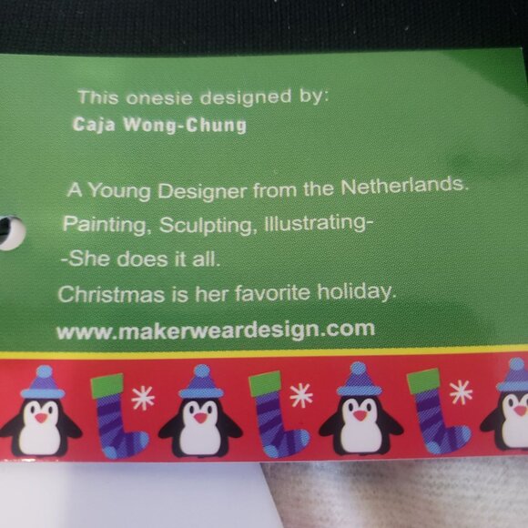 MakerWear Ugliest Christmas Sweater Pajama One Piece Unisex Size M - Picture 7 of 9